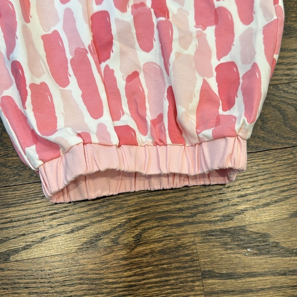 Baby Girl onesie gown pink 3-6 months like new valentines - Picture 2 of 5